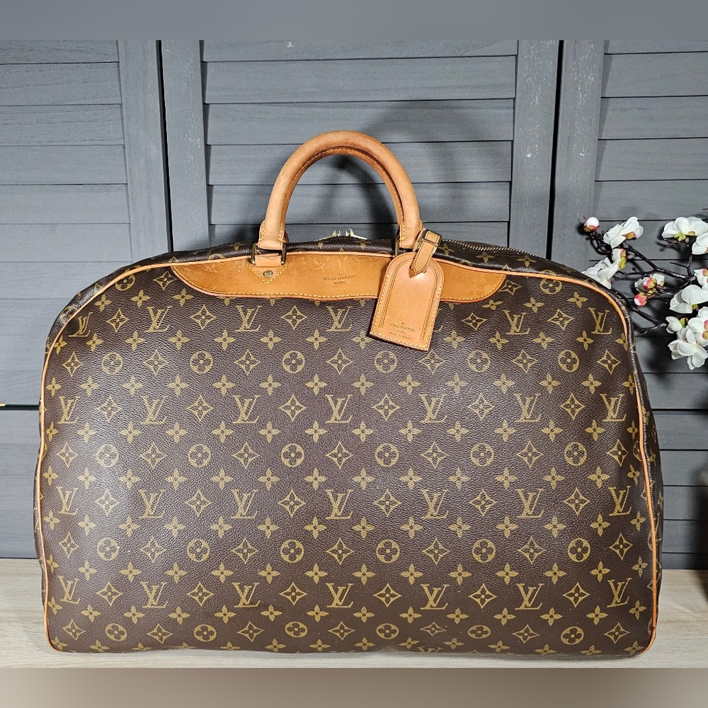 Louis Vuitton Brown and Tan Monogram Bag